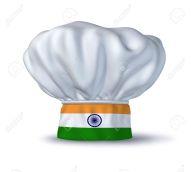 10892050-indian-food-symbol-represented-by-a-chef-hat-with-the-flag-of-india-isolated-on-white- (1)